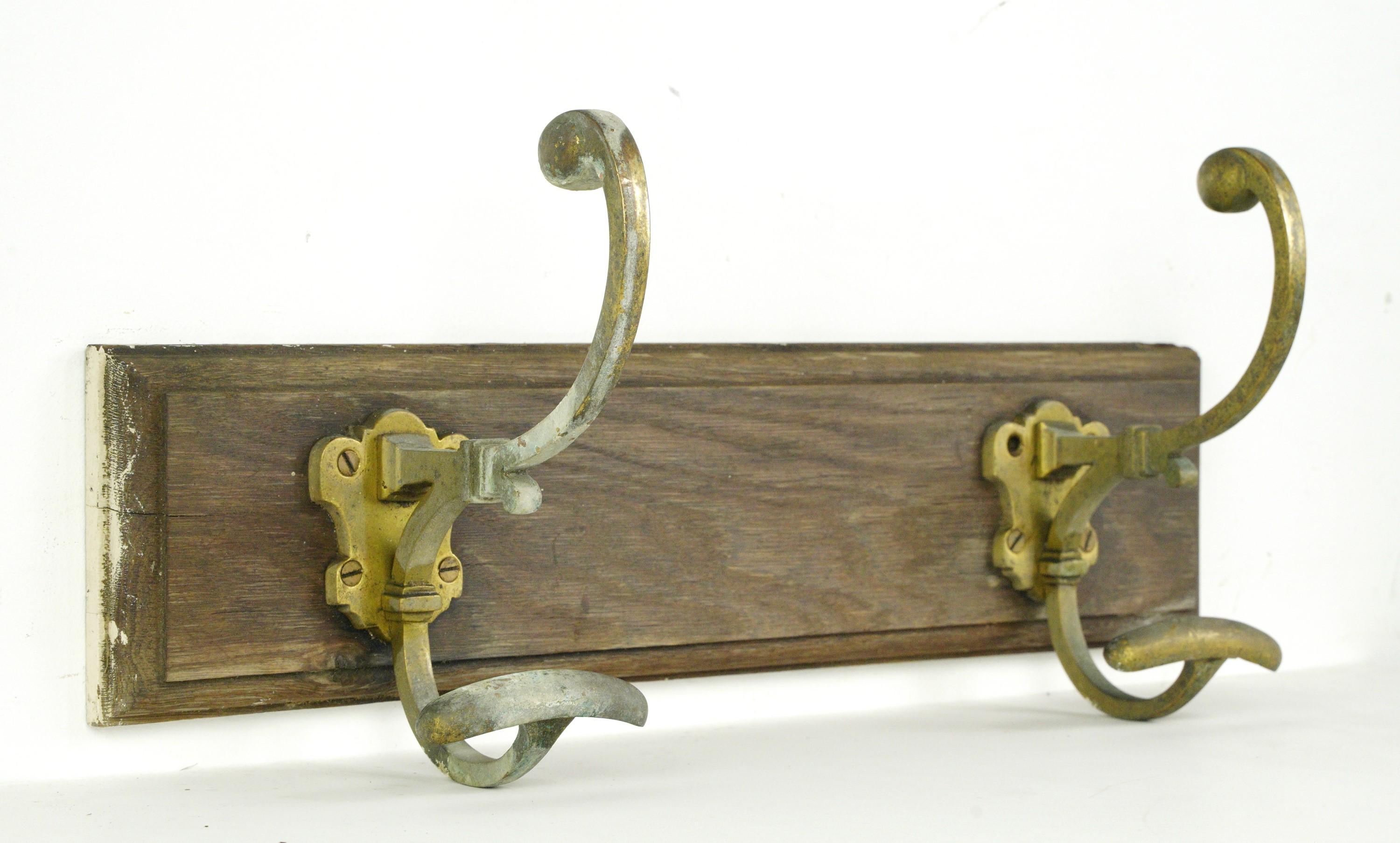 European French Bronze Hook Wall Rack In Good Condition For Sale In New York, NY