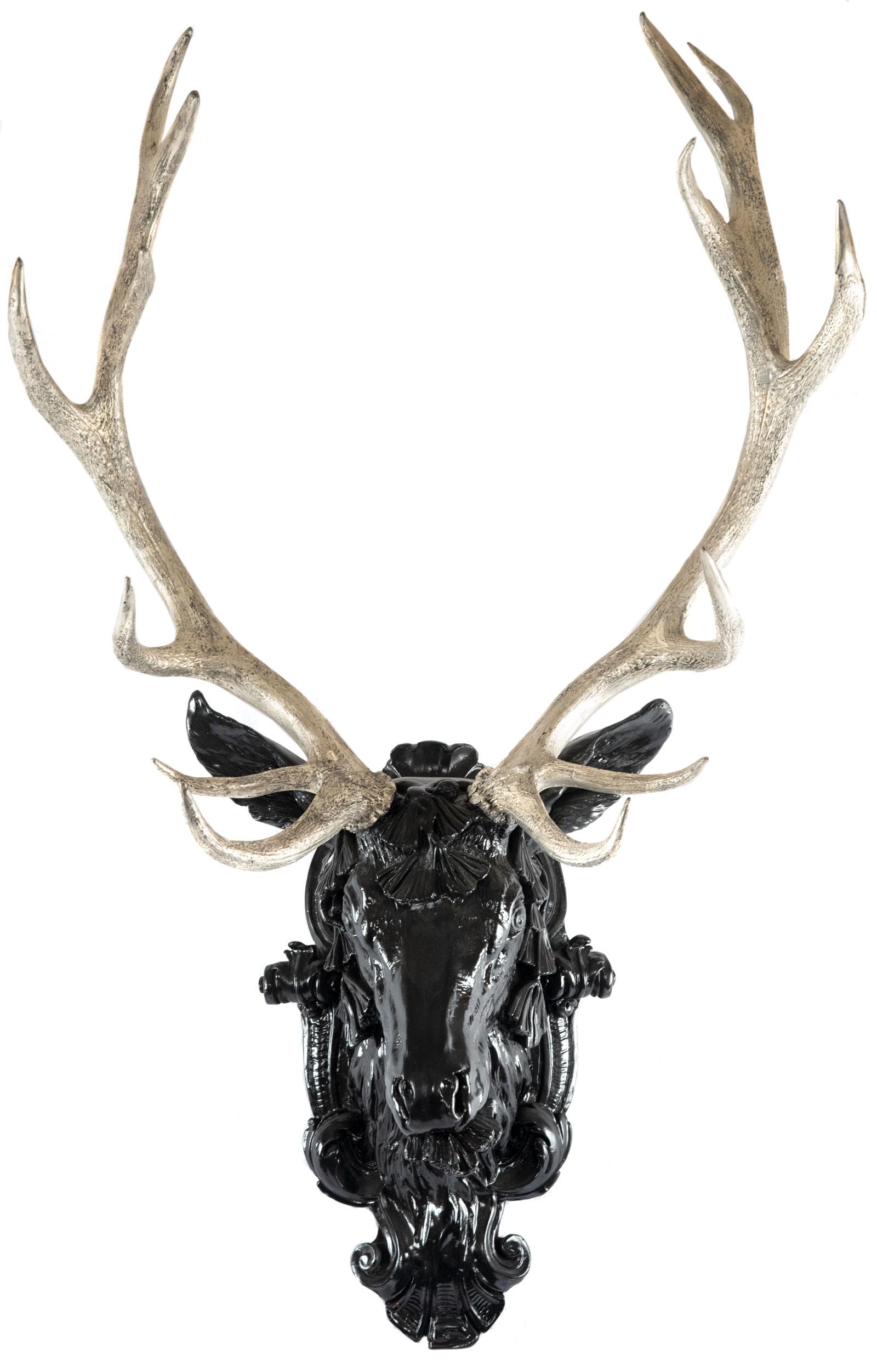 European Gilt Red Deer Stag Head In New Condition In Salt Lake City, UT