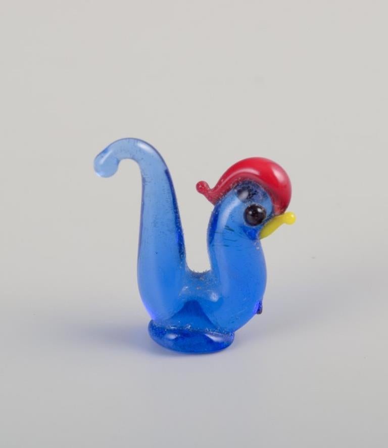 European glass artist. Five miniature animals in art glass. Handmade.
Approximately from the 1970s.
Perfect condition.
Turtle: H 1.0 cm. x L 3.0 cm.