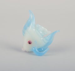 Europäischer Glaskünstler. Fünf Miniaturtiere aus Kunstglas. Ca. 1970s