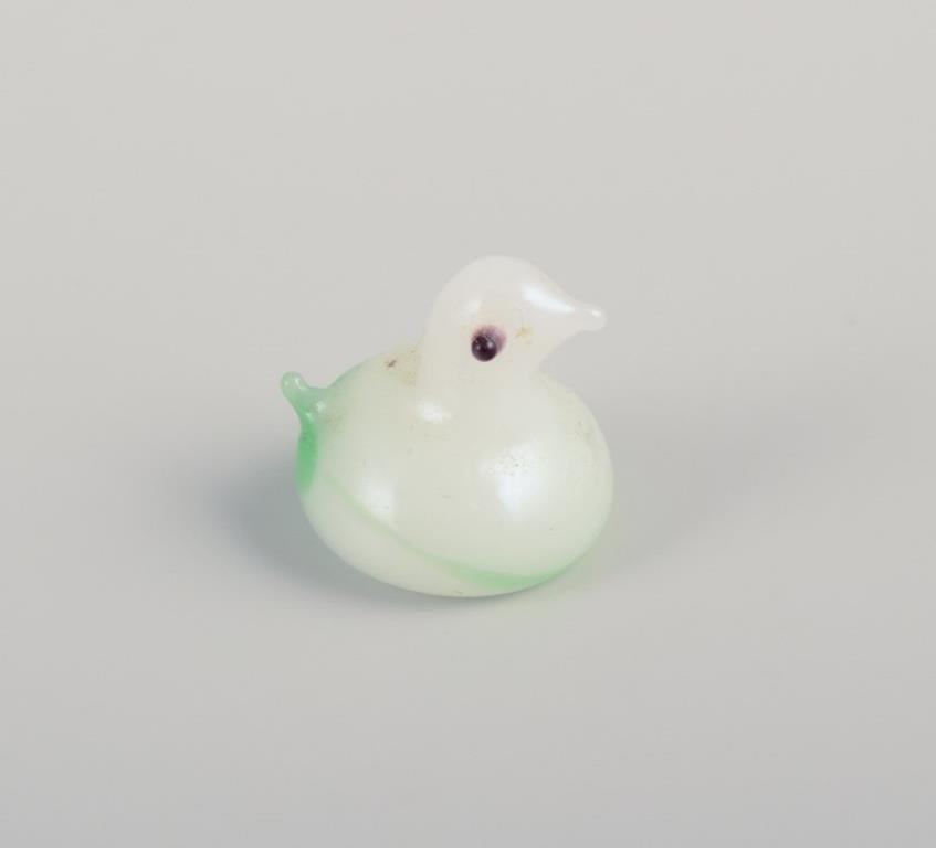 European glass artist. Six miniature animals in art glass. Approx. 1970s For Sale 1