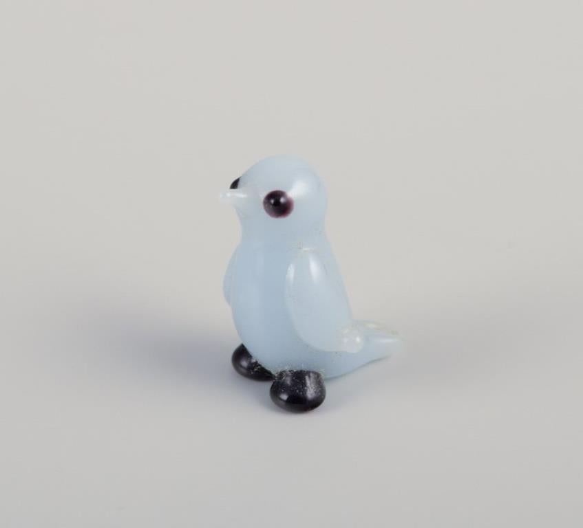 European glass artist. Six miniature animals in art glass. Approx. 1970s For Sale 2