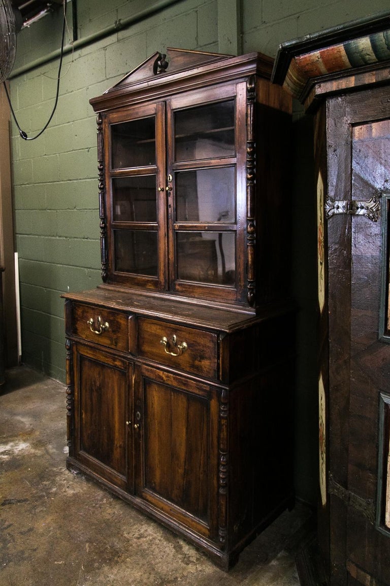 European Glass Door Cupboard For Sale at 1stDibs