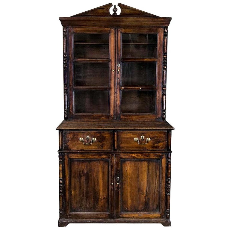 European Glass Door Cupboard For Sale at 1stDibs