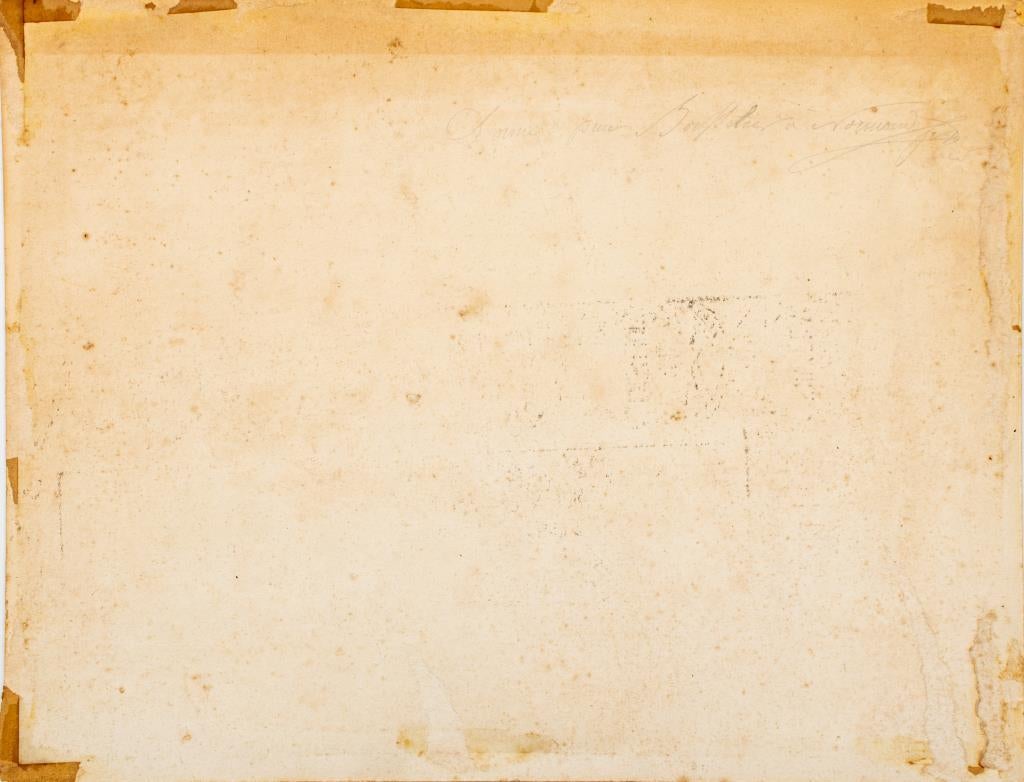 Europäische Gouache, Feder und Tinte Landschaftsbild, ca. 1821 im Angebot 1