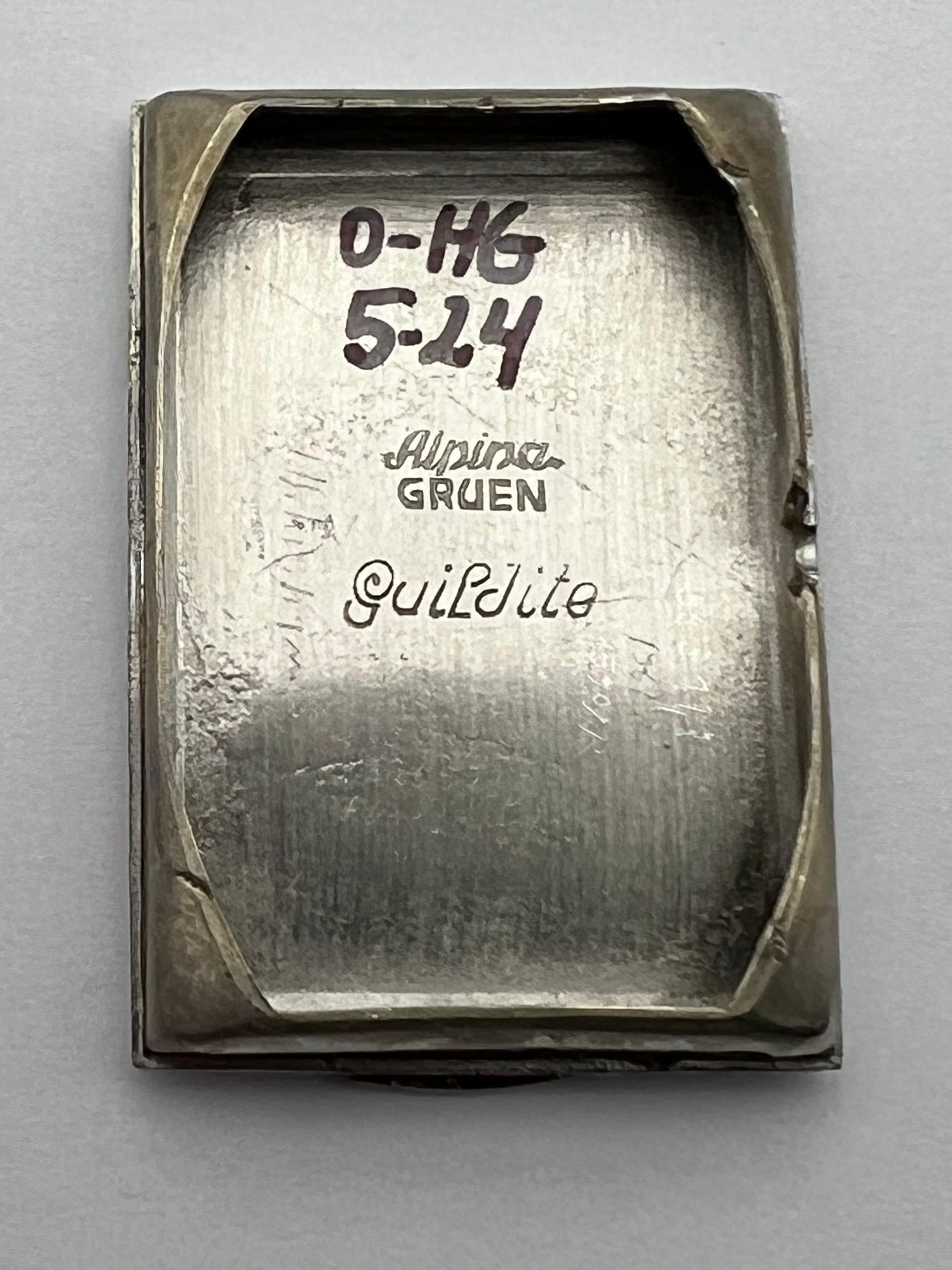 European Gruen / Alpina Quadron, Rare Stateside Find. Art Dec 15J Caliber 157 For Sale 7