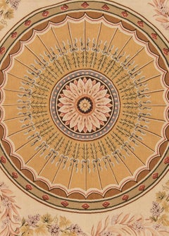 European Inspired Aubusson Handmade Wool Rug by Doris Leslie Blau