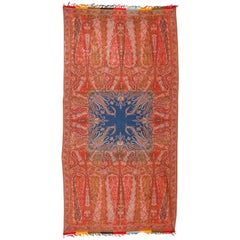 European Kashmir Style Paisley Shawl