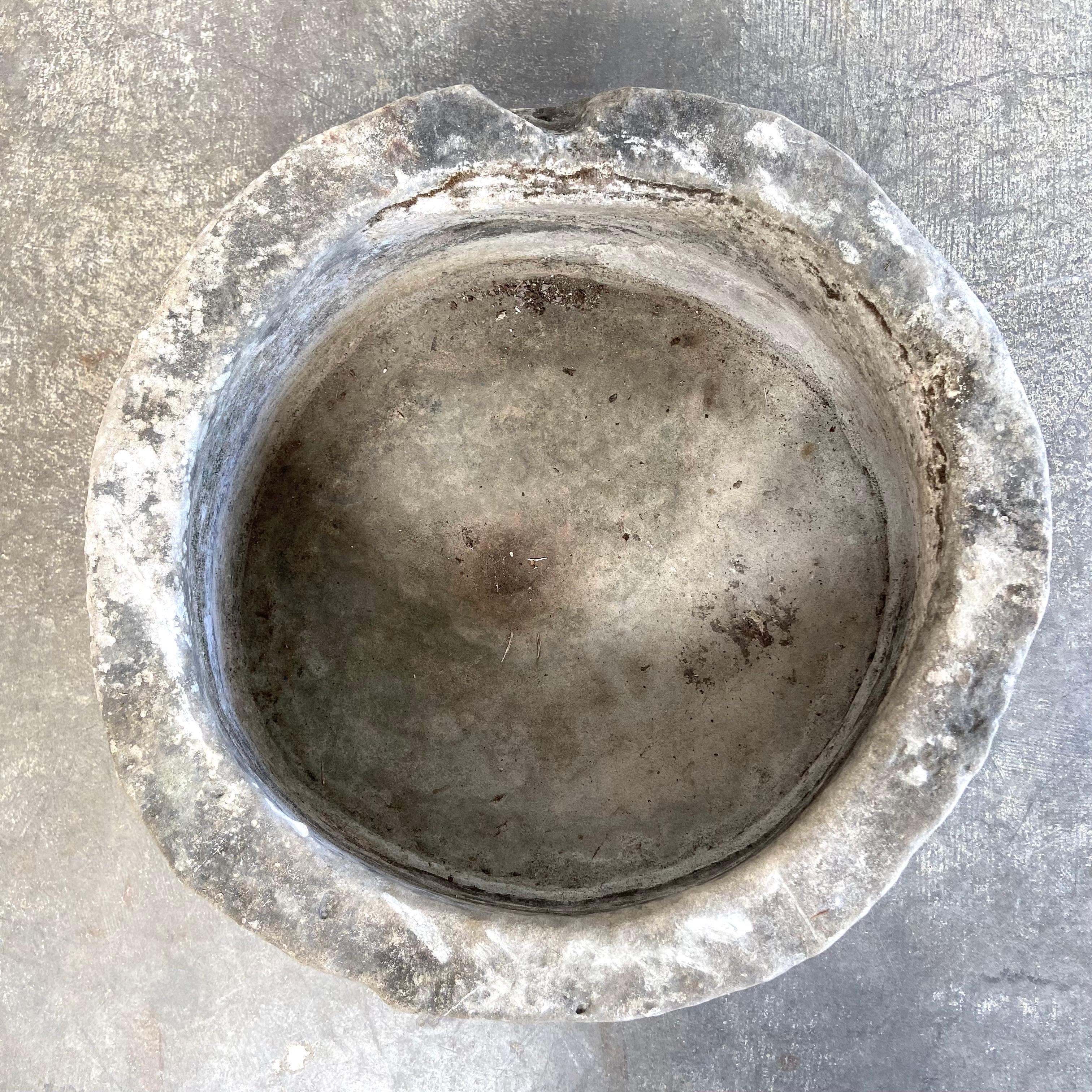 European Limestone Garden Trough Fountain or Planter In Good Condition In Old Town Orange, CA