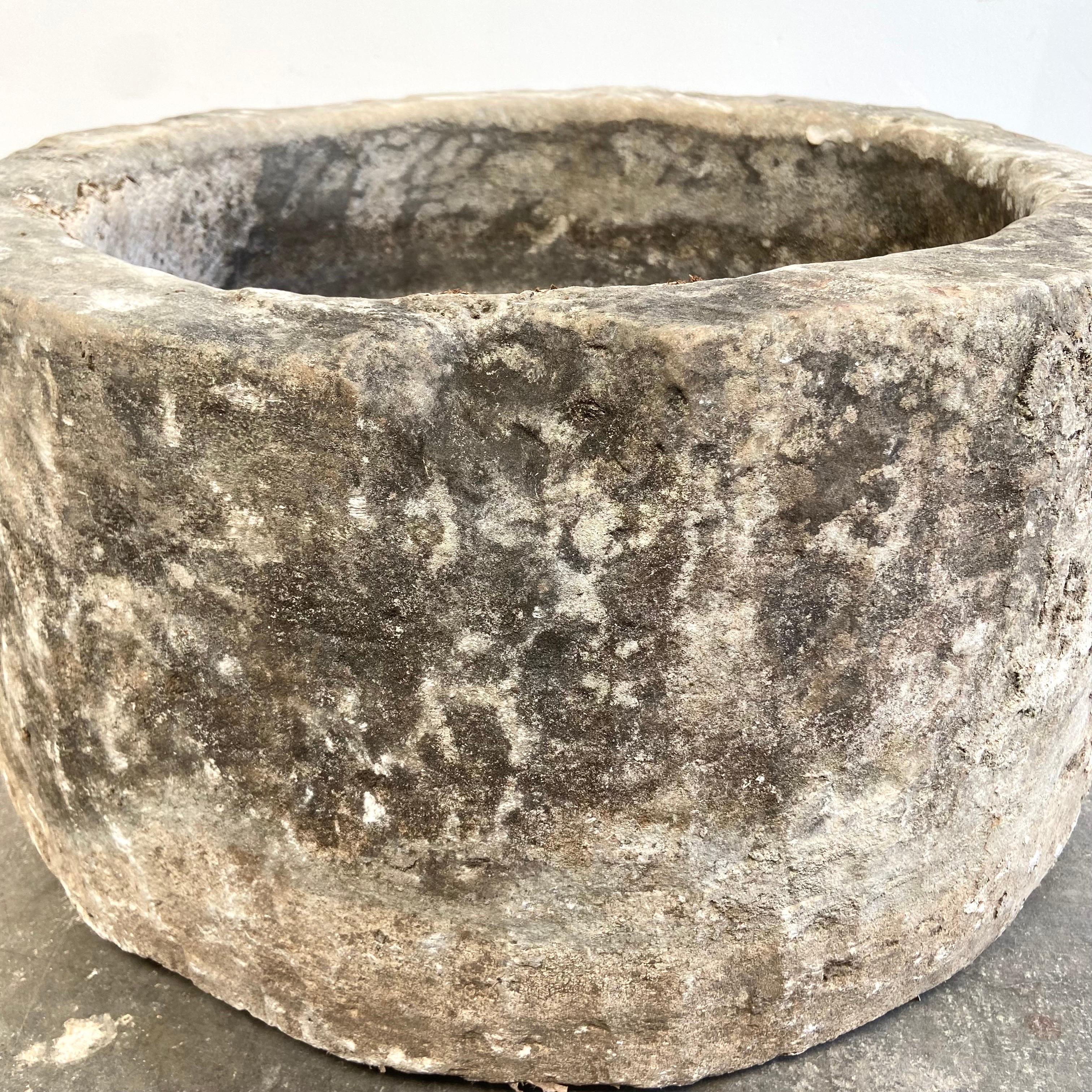 European Limestone Garden Trough Fountain or Planter 3