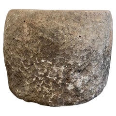 Fourchette de jardin ou jardinière en pierre calcaire européenne