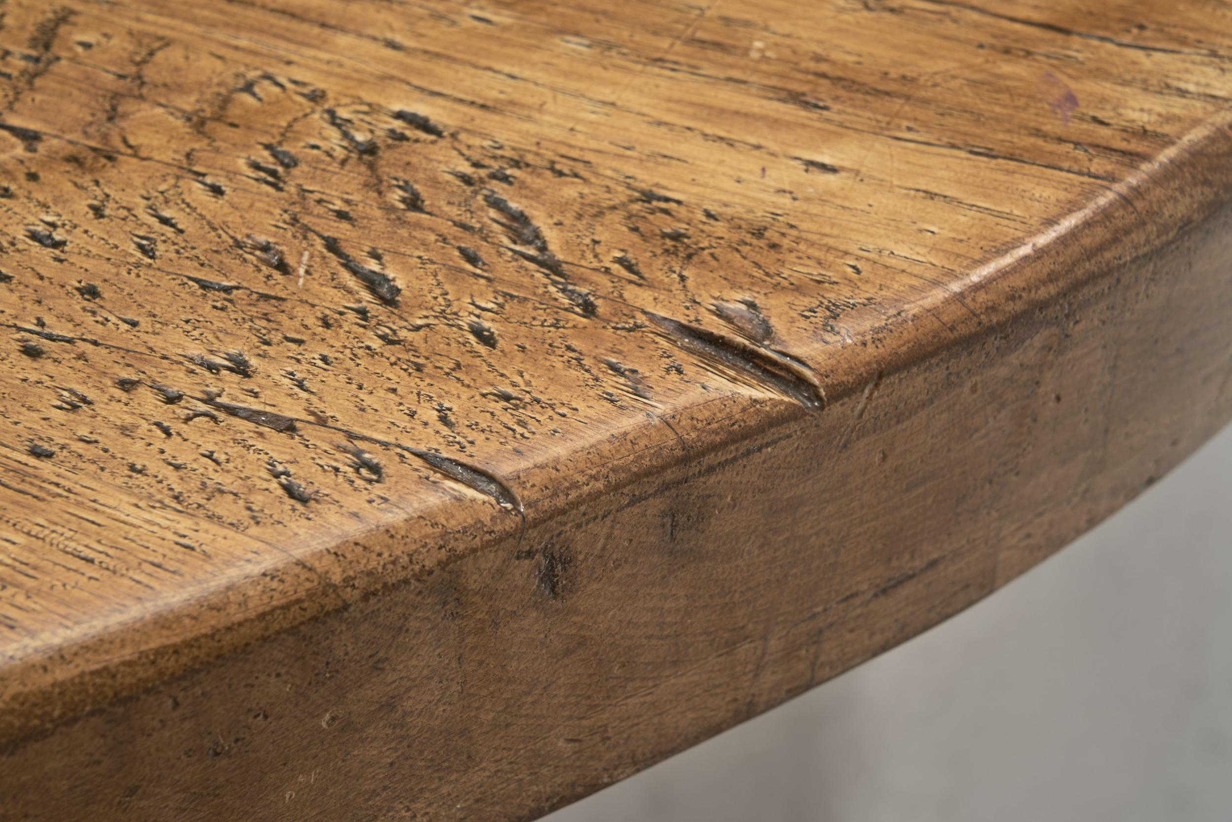 European Low Wooden Coffee Table, Europe Mid-20th Century For Sale 7
