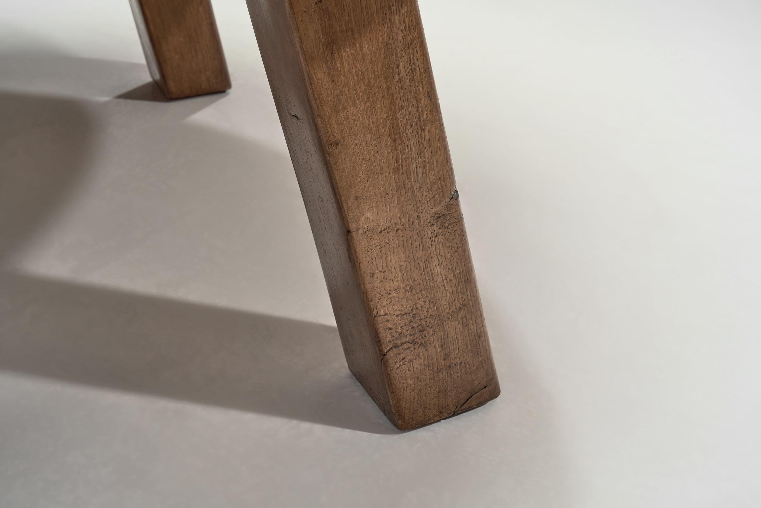 European Low Wooden Coffee Table, Europe Mid-20th Century For Sale 11