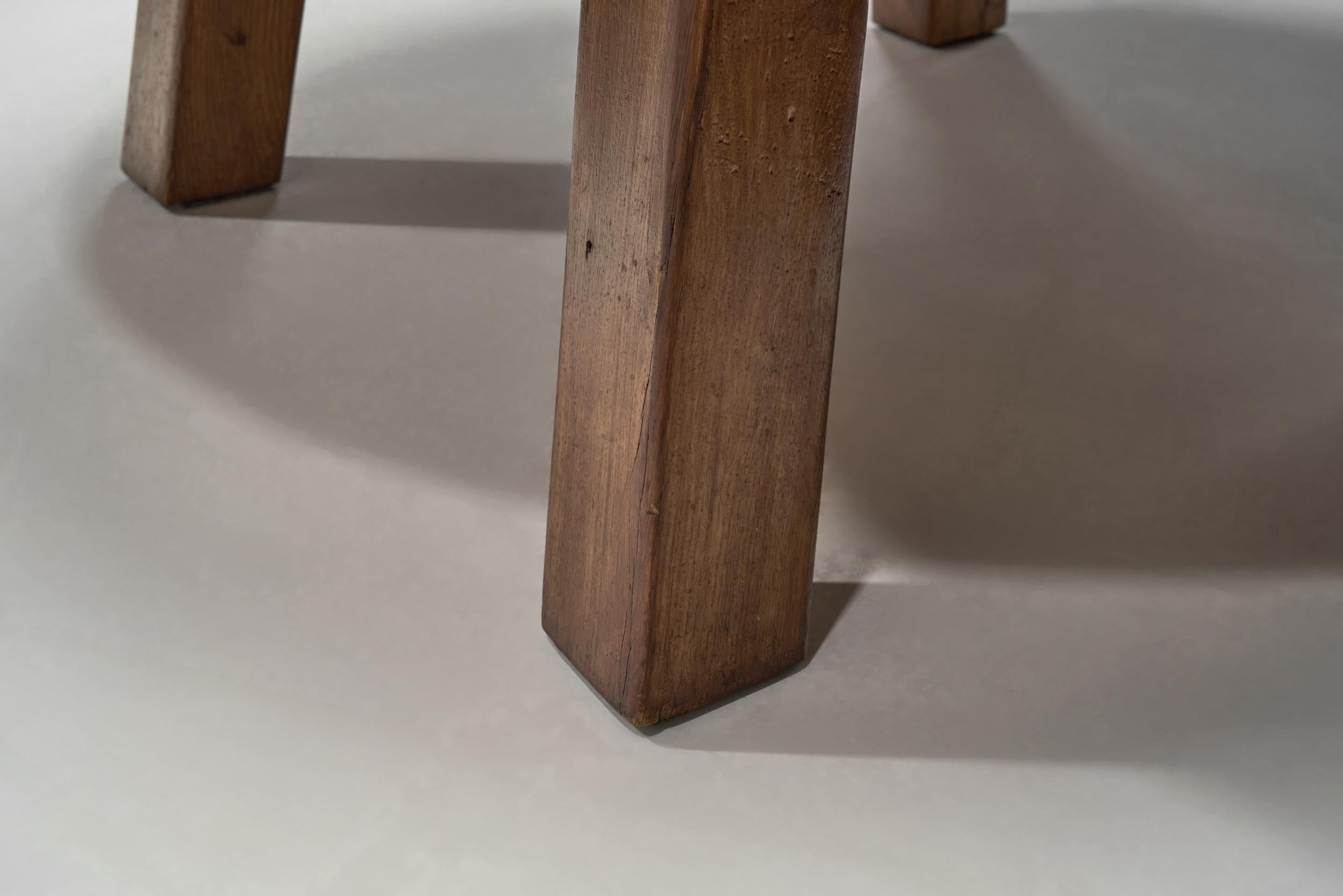 European Low Wooden Coffee Table, Europe Mid-20th Century For Sale 12