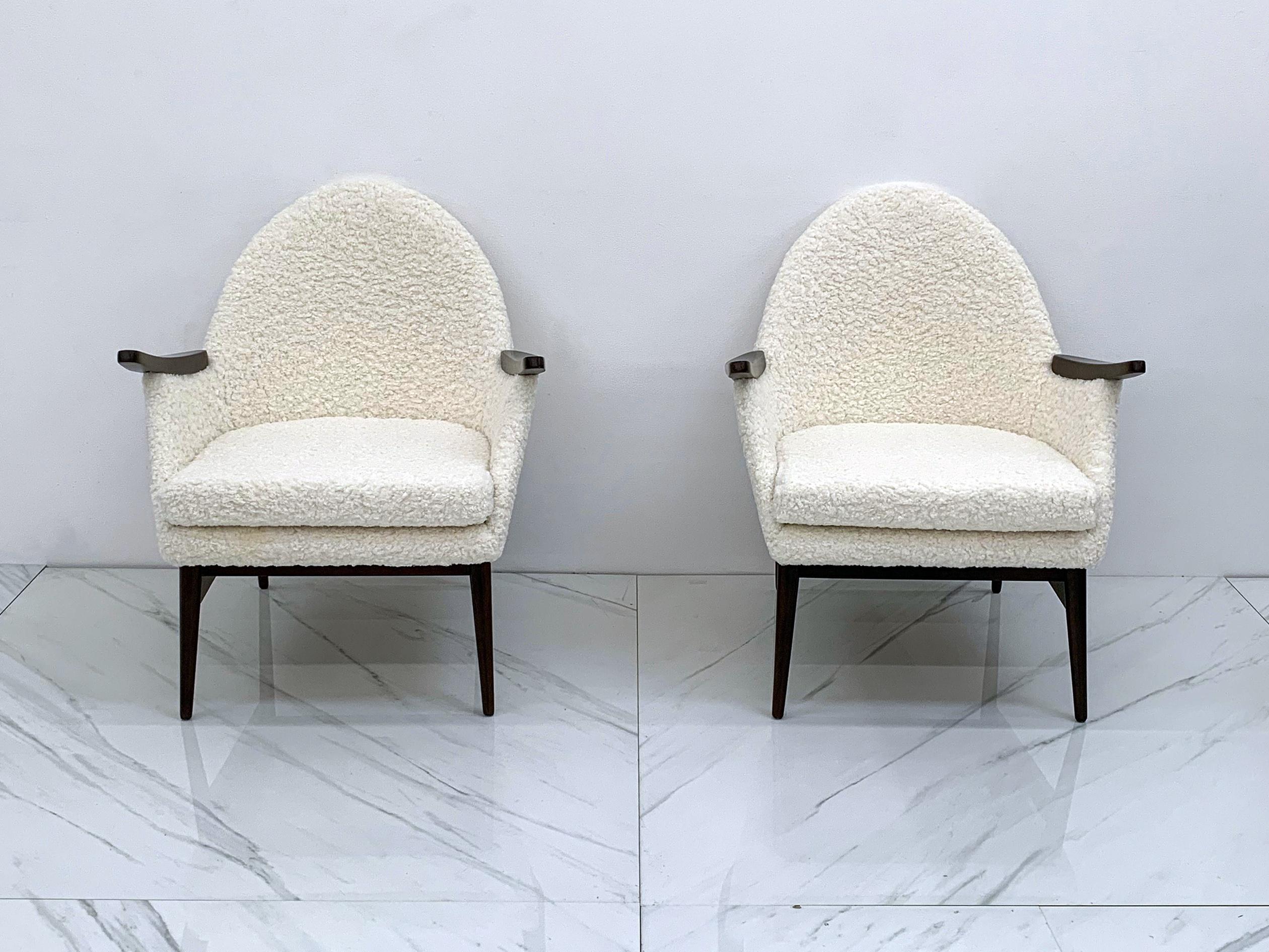 Mid-Century Modern European Mid Century Lounge Chairs, a Pair, 1950's