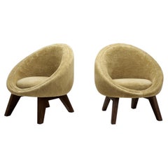 Vintage European Mid-Century Modern Accent Chairs, Europe, 1960s