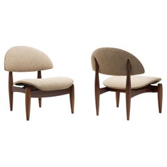 Vintage European Mid-Century Modern "Oyster" Chairs, Europe ca 1950s