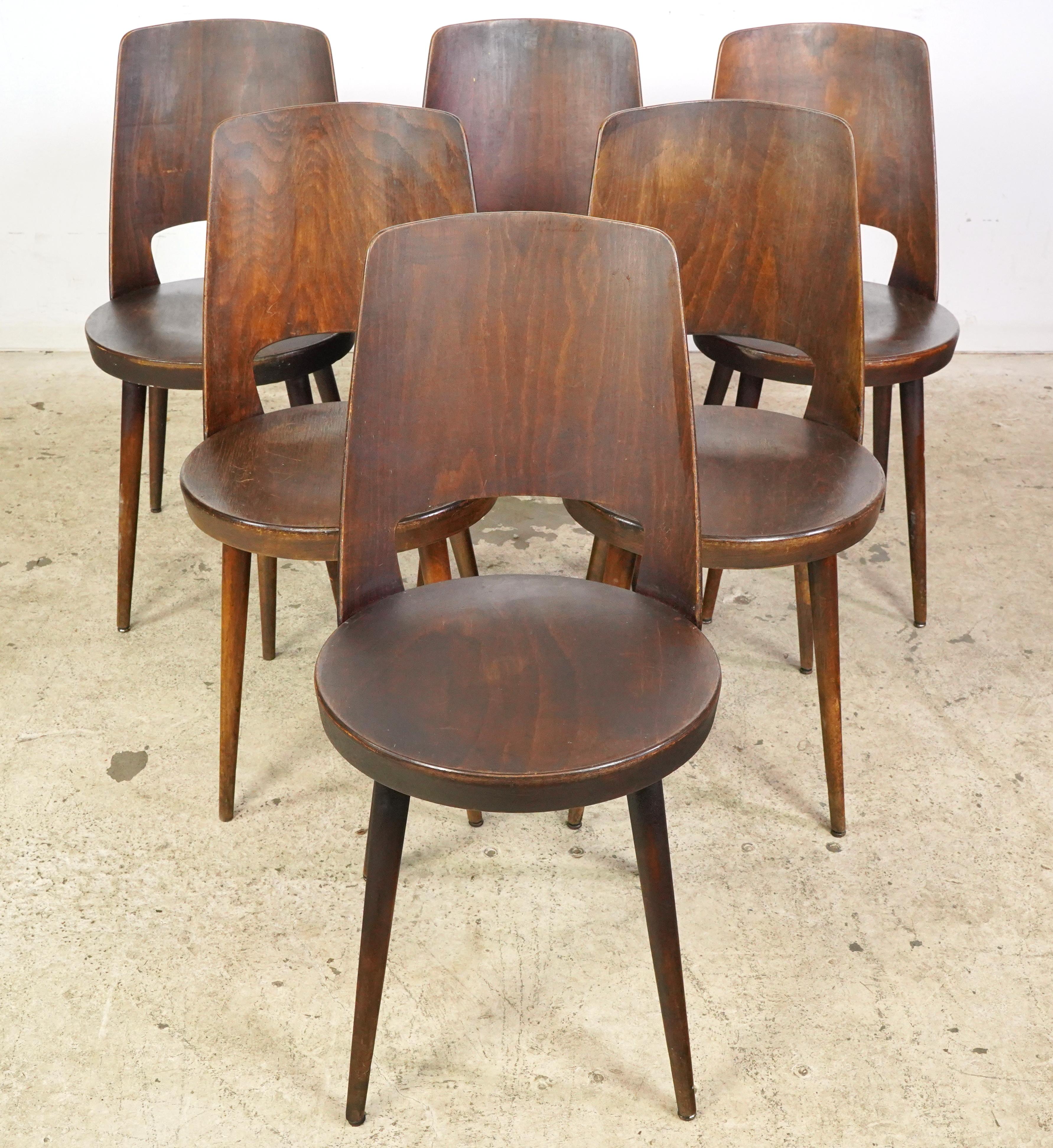 Bois Chaise européenne moderne du milieu du siècle Qty Avilable en vente