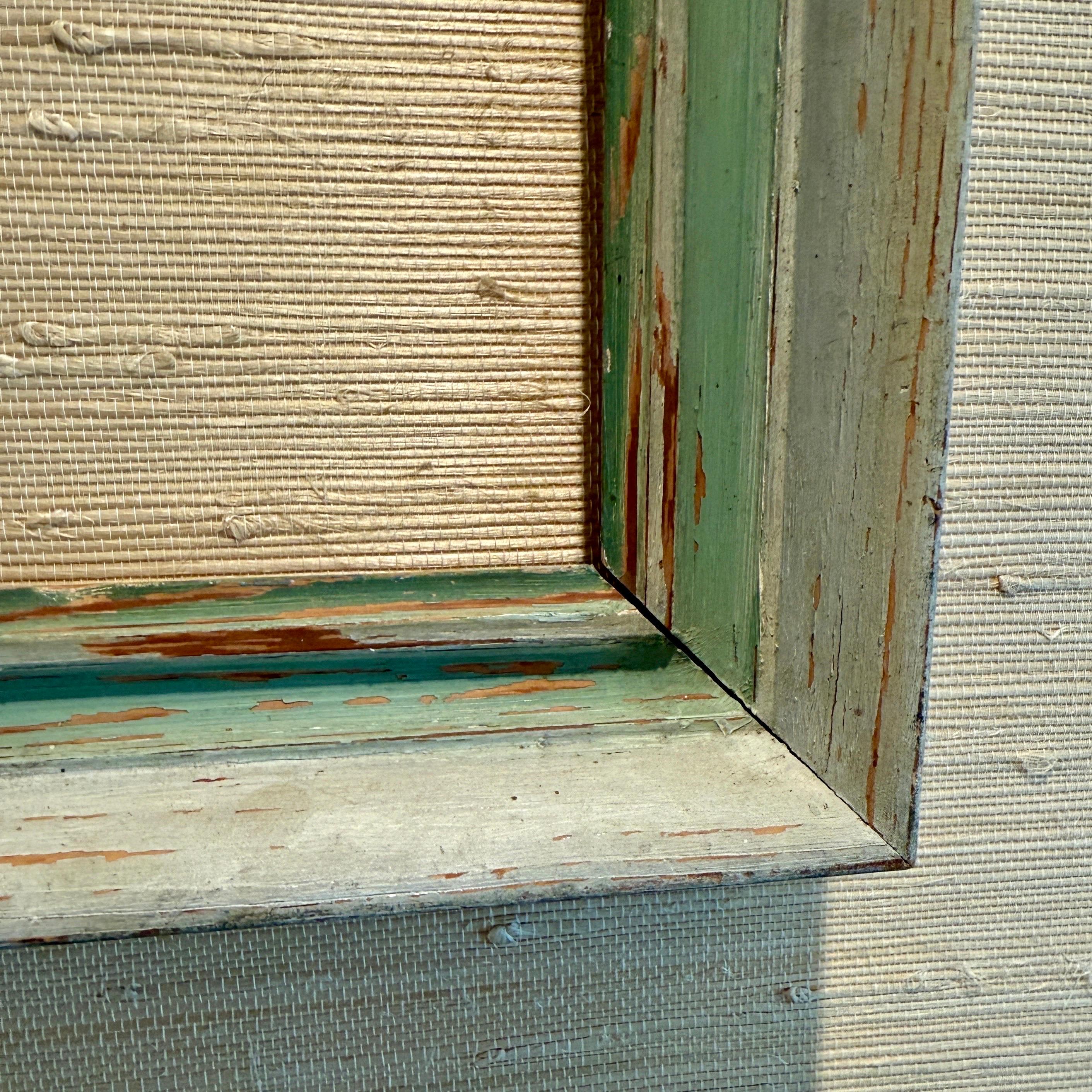 European Mid-Century Painted Wood Art Frame For Sale 9