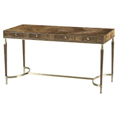 European Mid Century Walnut Desk