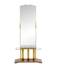 Specchio da toeletta e mensola in stile Art Deco moderno europeo
