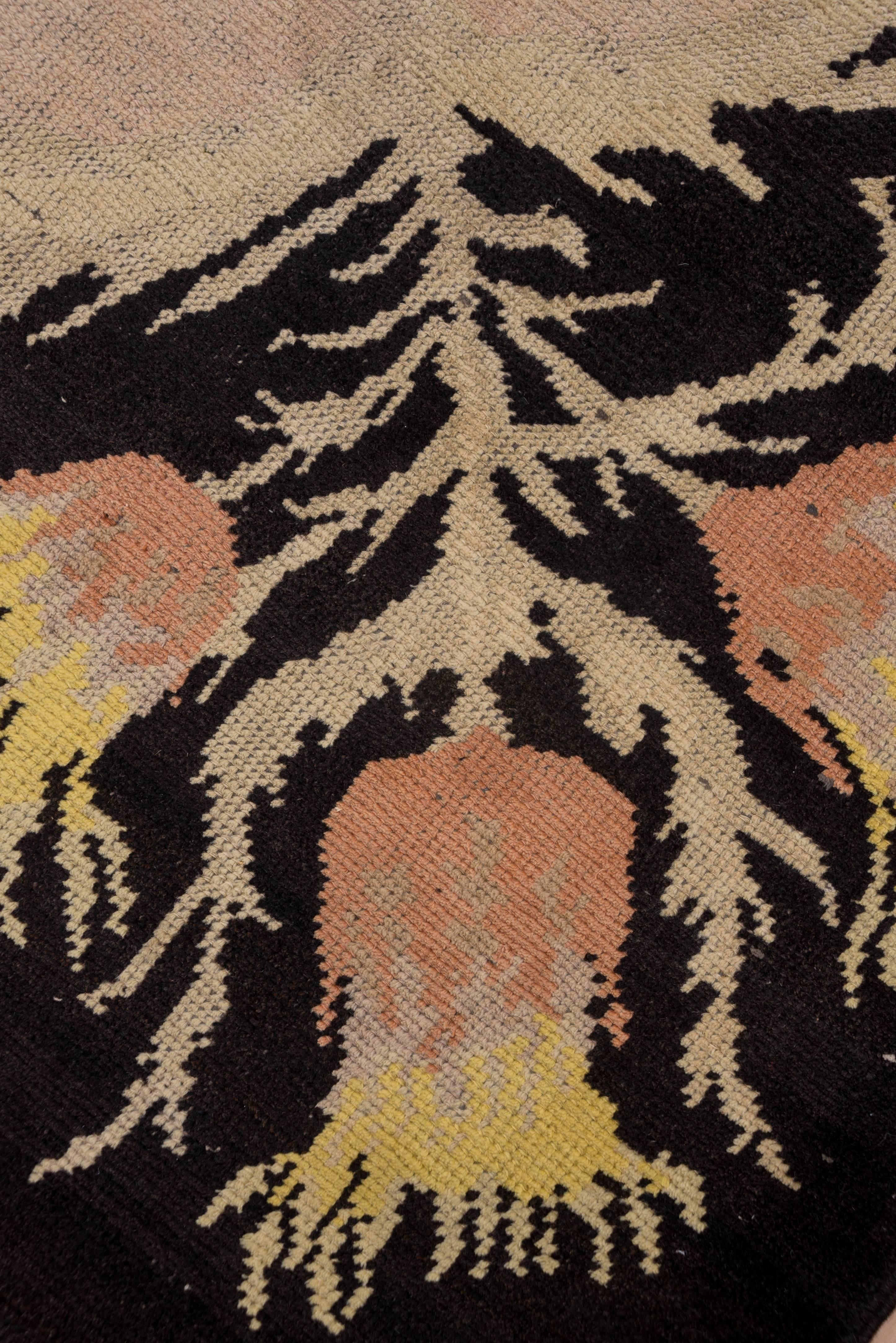 Early 20th Century European Modernist Carpet, circa 1920 For Sale