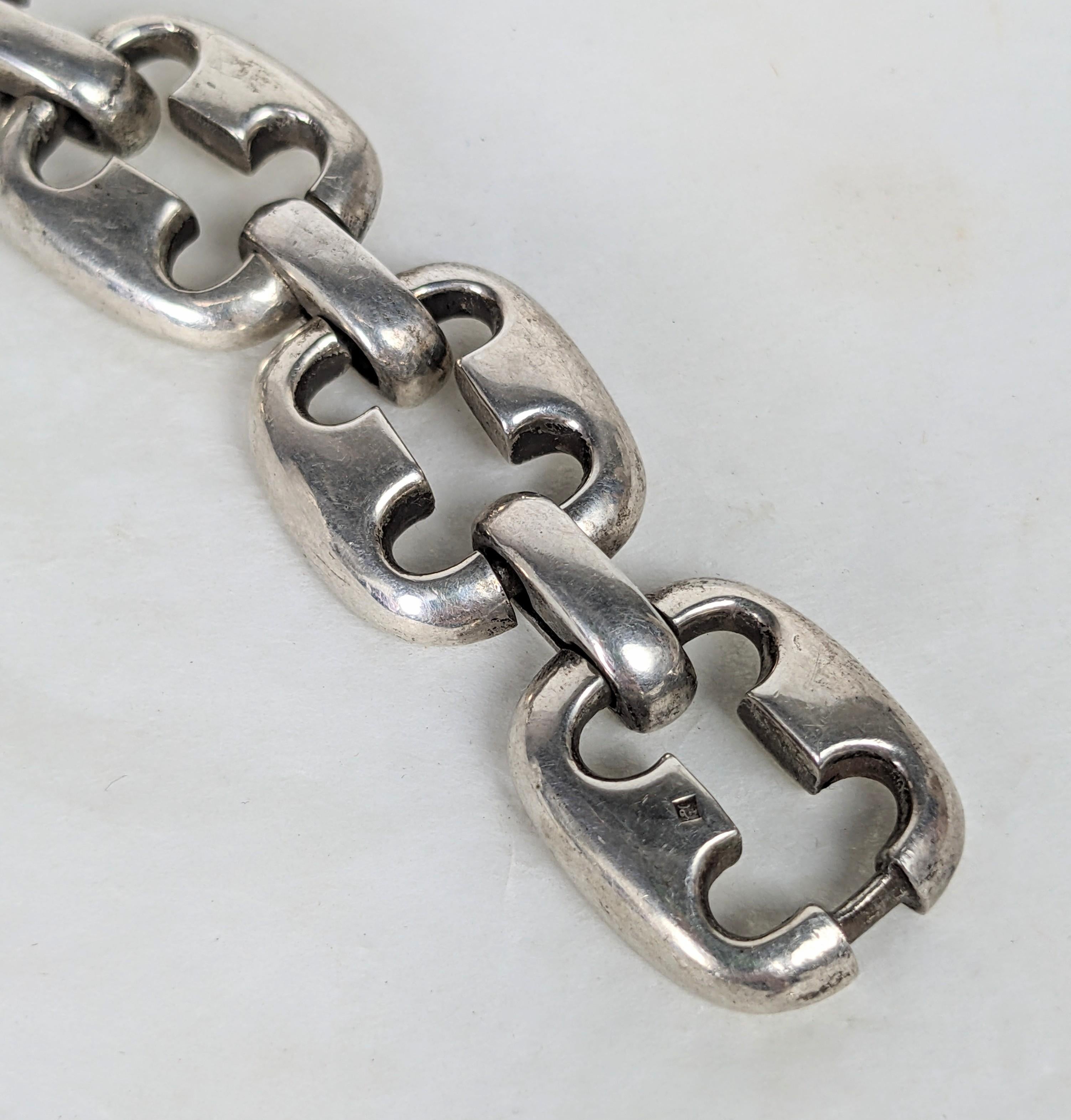 Bracelet à maillons moderniste européen Unisexe en vente