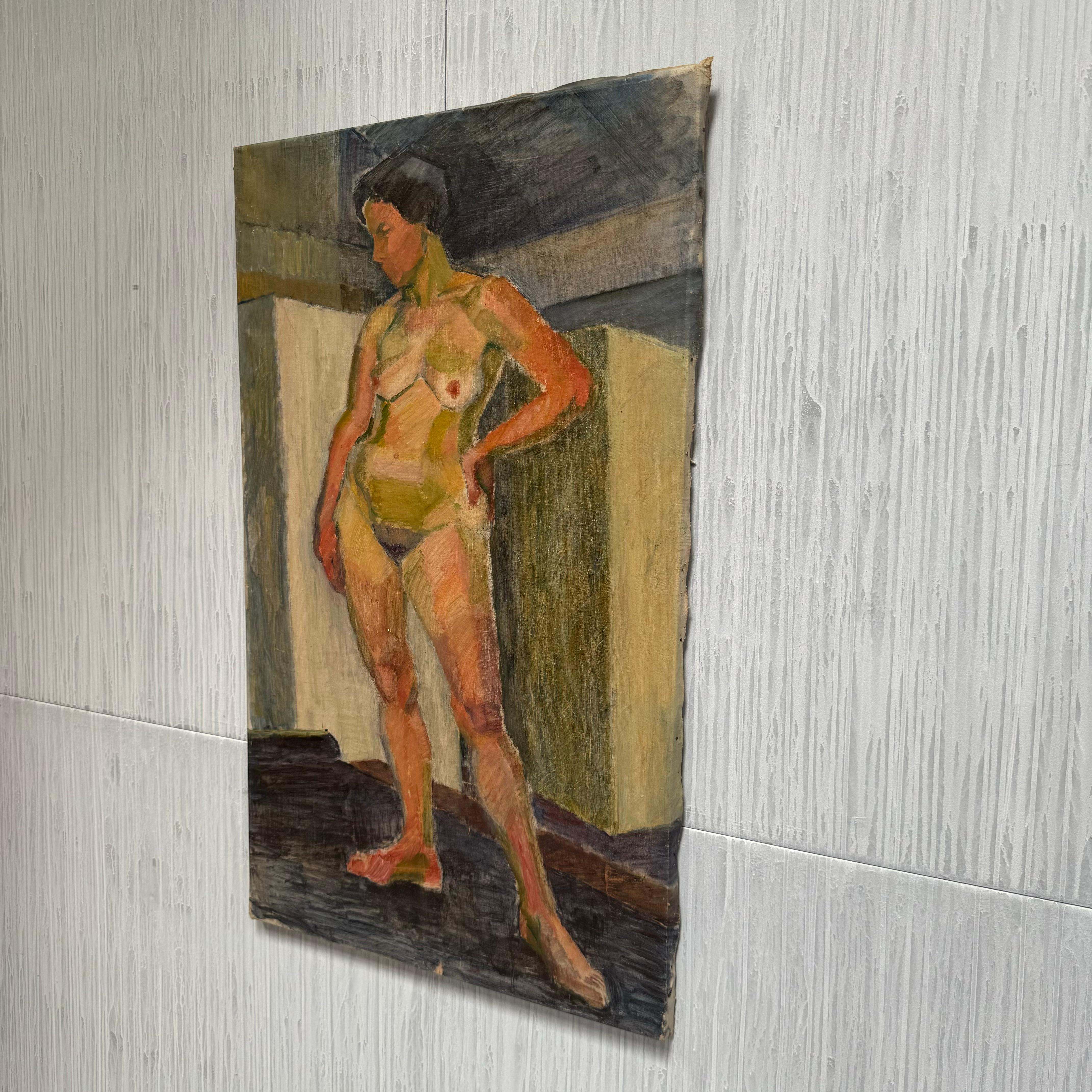 European Nude Portrait Painting For Sale 1