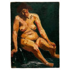 European Nude Portrait Painting