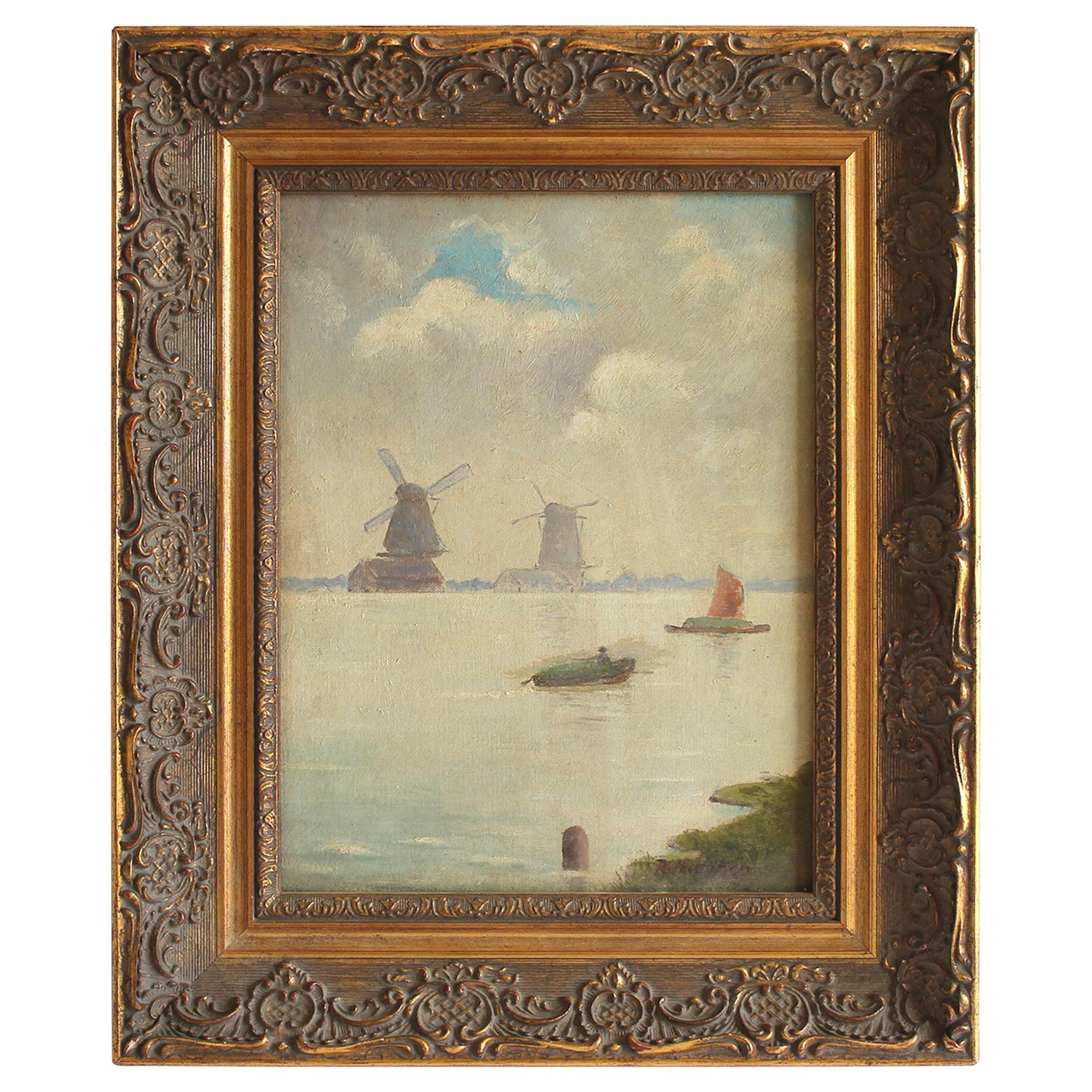 European Oil Painting by Burdett Mason