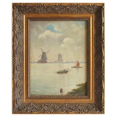 European Oil Painting by Burdett Mason