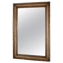 European Old Rectangular Gilded Wall Mirror