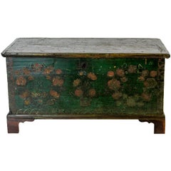 European Painted Blanket Chest