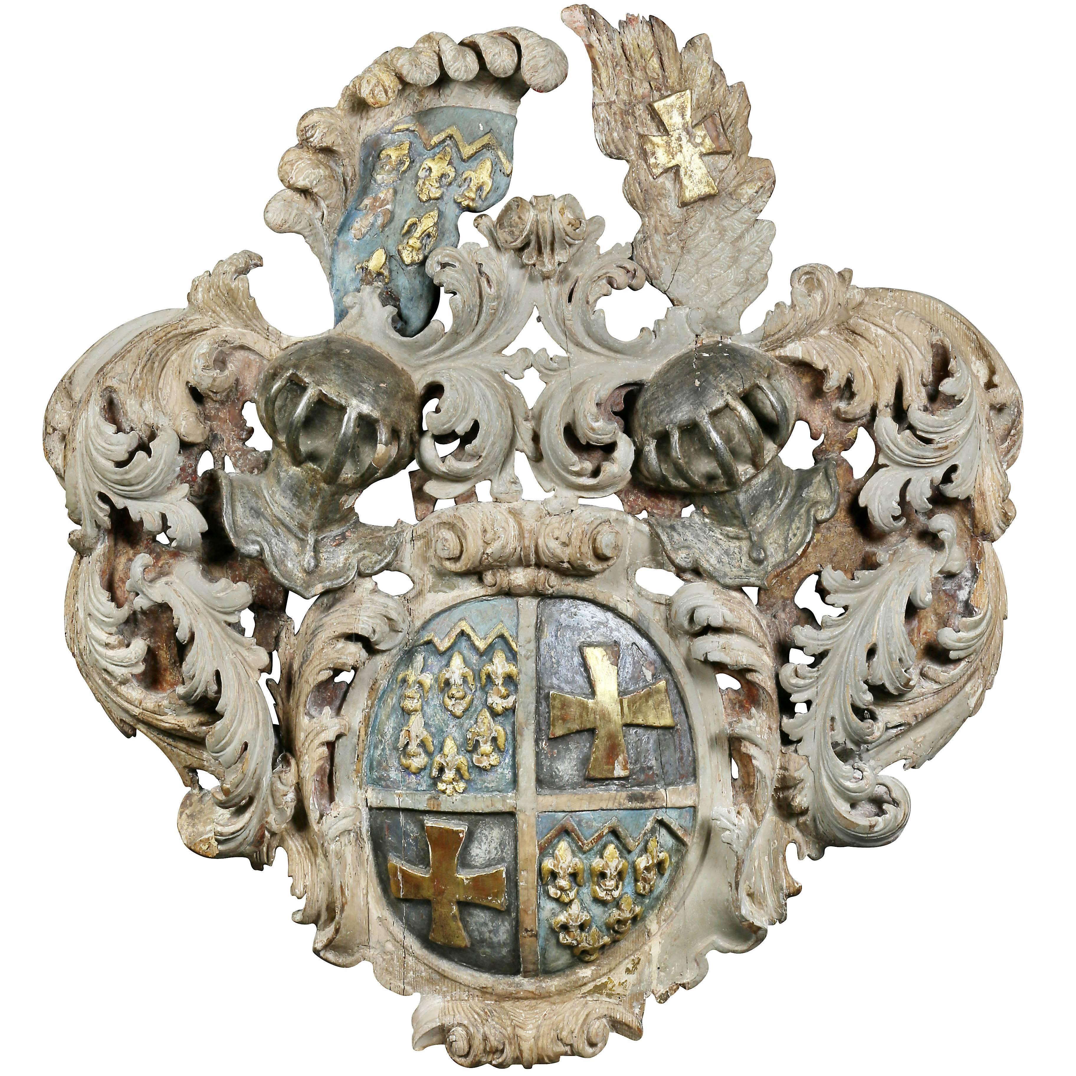 European Painted Coat of Arms