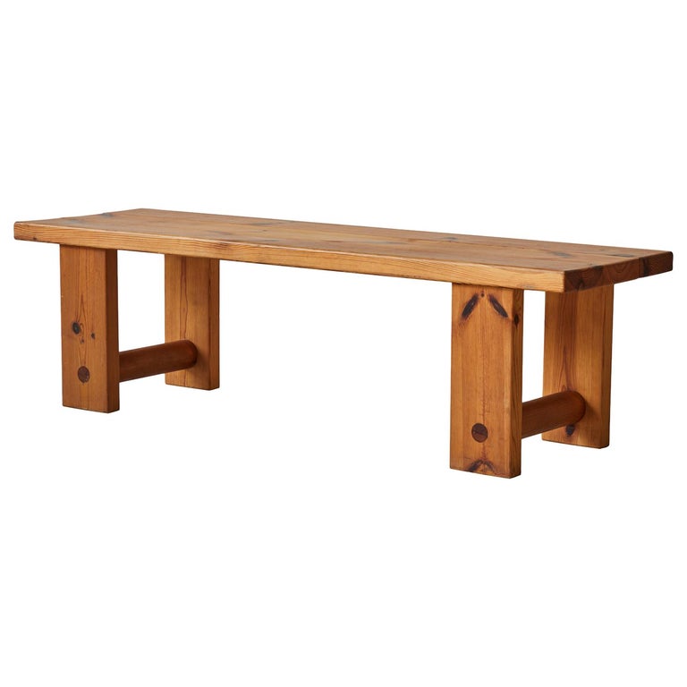 European Pine Bench at 1stDibs