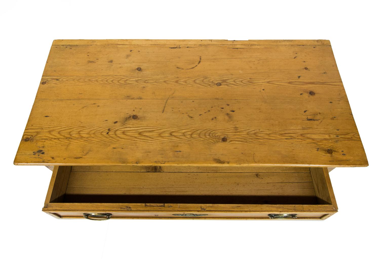 Mid-19th Century European Pine Three-Drawer Chest