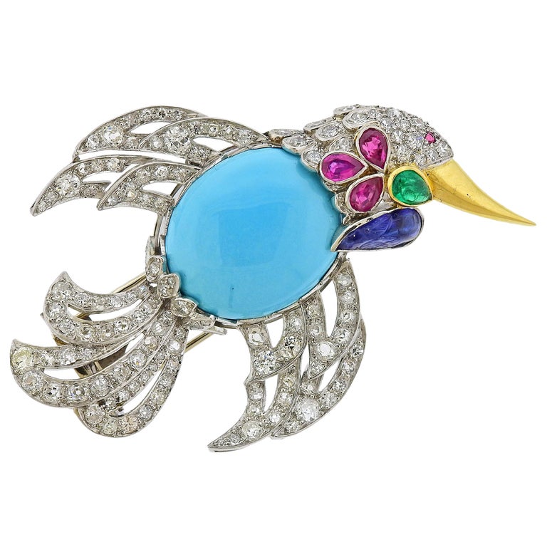 Broche Oiseau Vintage, Neuf Avec étiquettes