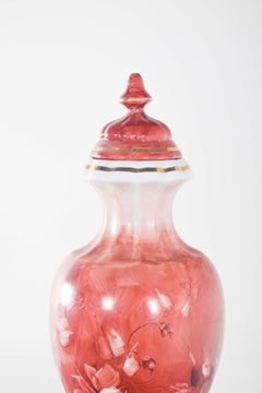 European Porcelain Jar With Lid