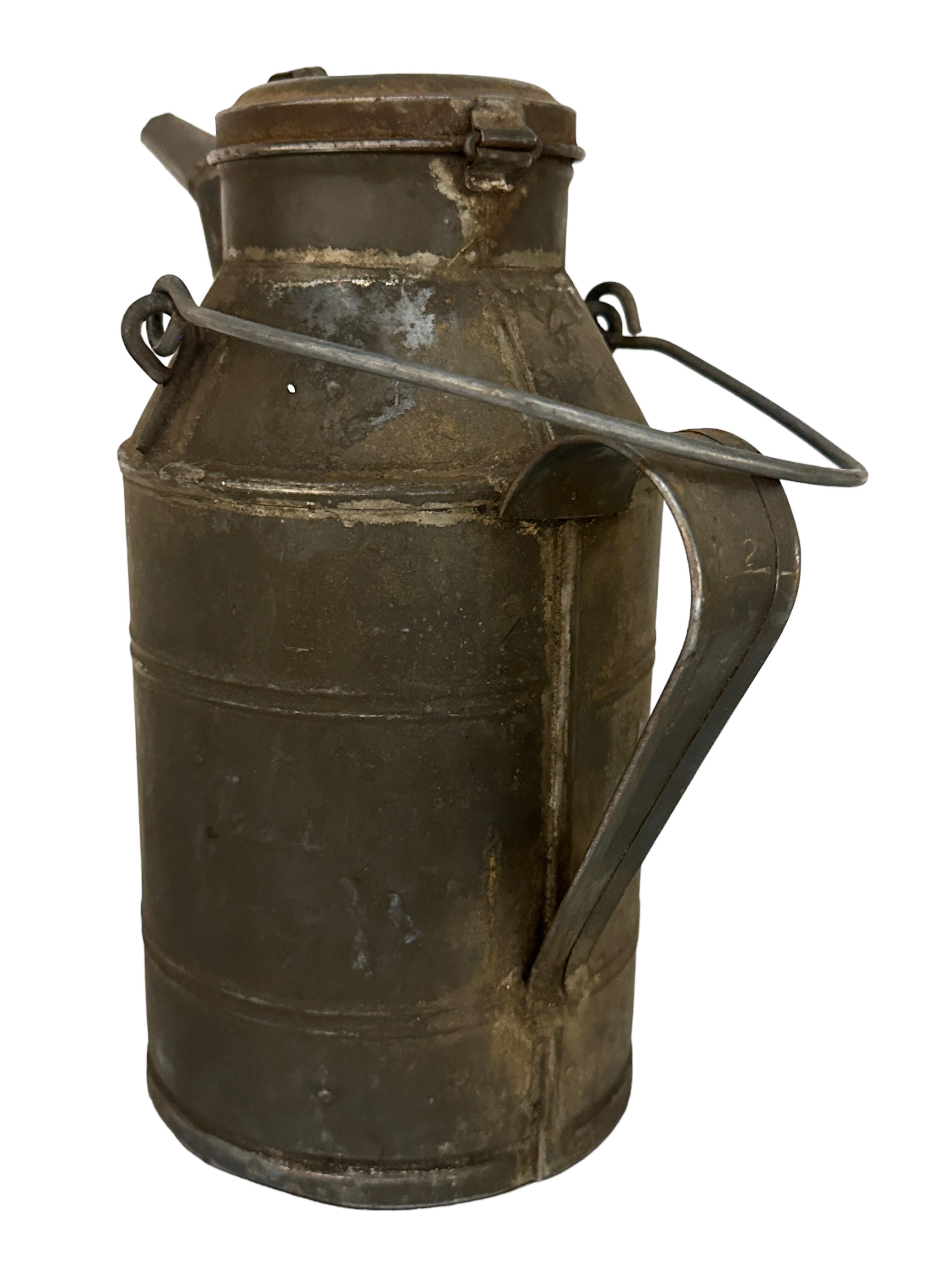 European Railways Oil Can, Vintage Oil Can, Industrial Style 1920s For Sale 5