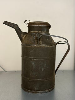 European Railways Oil Can, Vintage Oil Can, Industrial Style 1920s