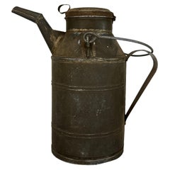 Lata de aceite de los ferrocarriles europeos, Lata de aceite vintage, Estilo industrial años 20
