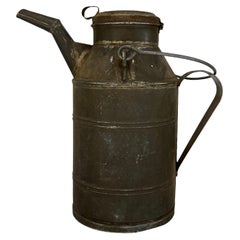 European Railways Oil Can, Antique Oil Can, Industrial Style 1920s