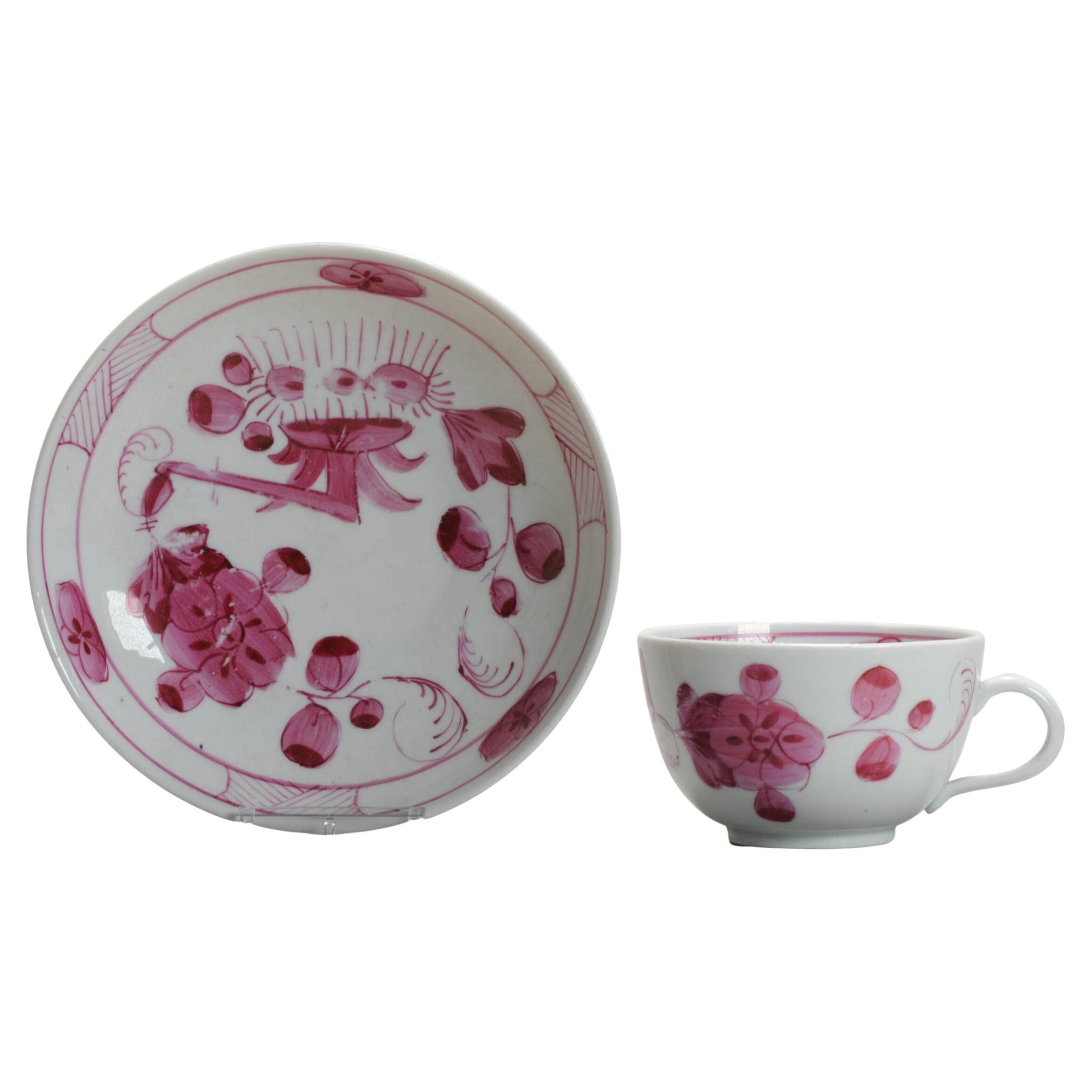 Juego de té europeo de porcelana Rauenstein estilo Famille Rose de porcelana china