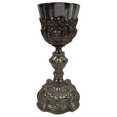 European Renaissance Revival Silver Gilt Chalice with Veil of Veronica