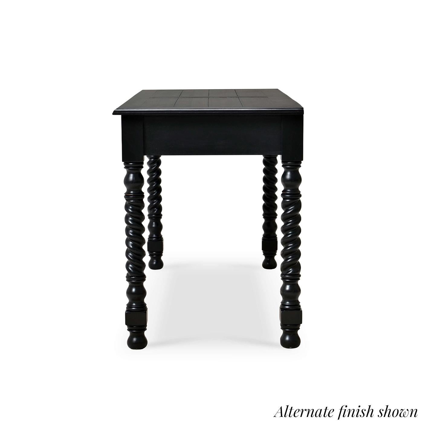 Asian European Rustic Desk For Sale