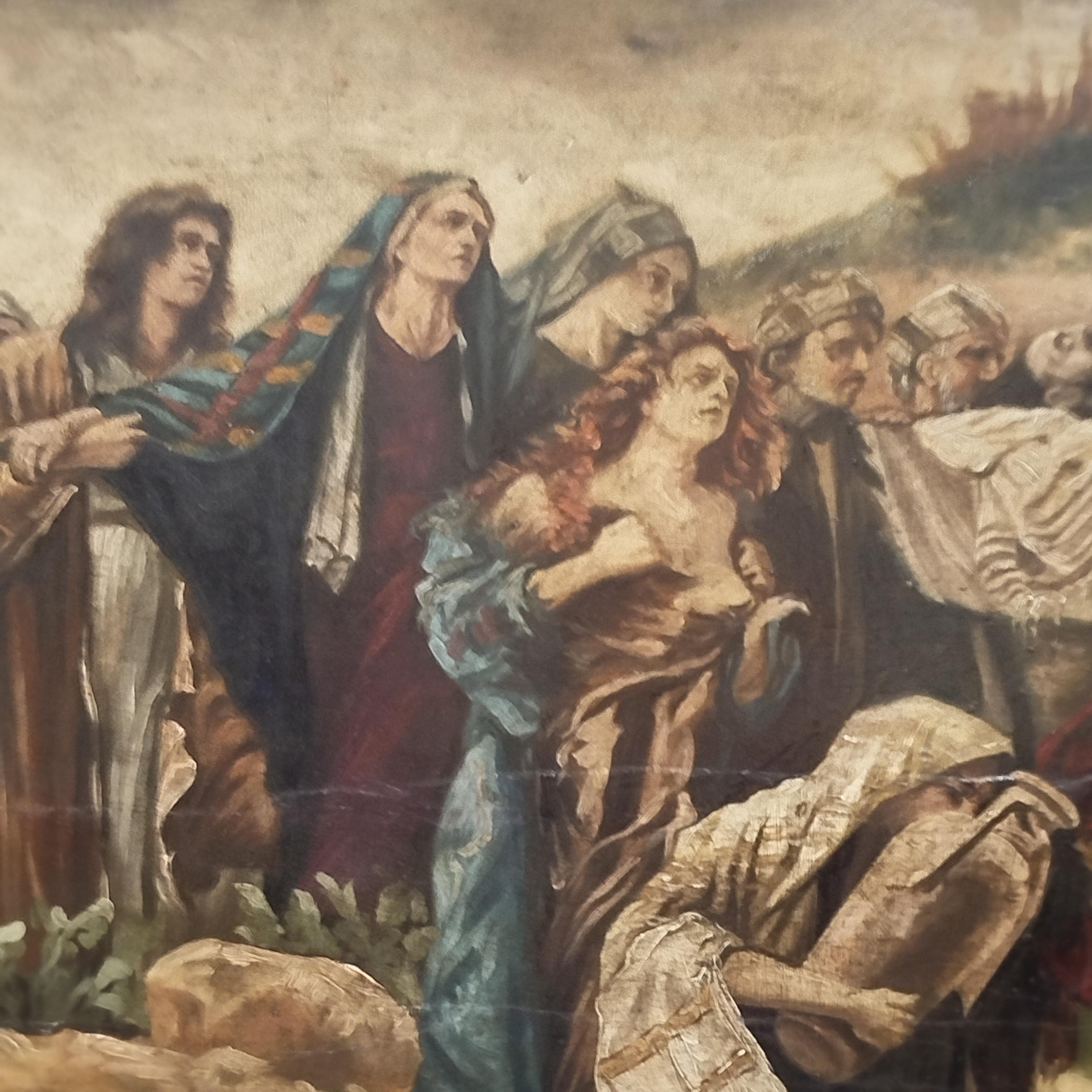 European School - L'enterrement de Lazarus en vente 5