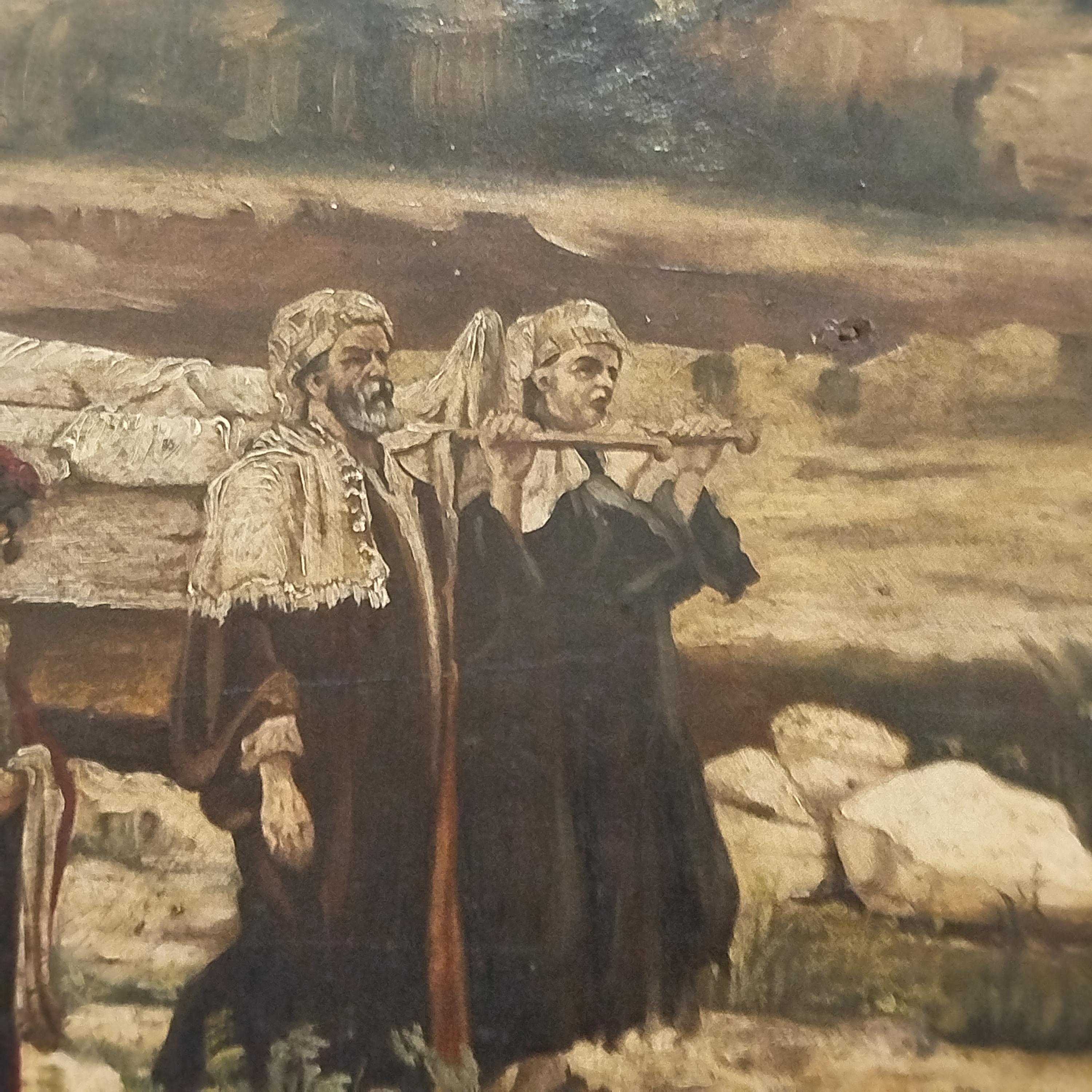 European School - L'enterrement de Lazarus en vente 7