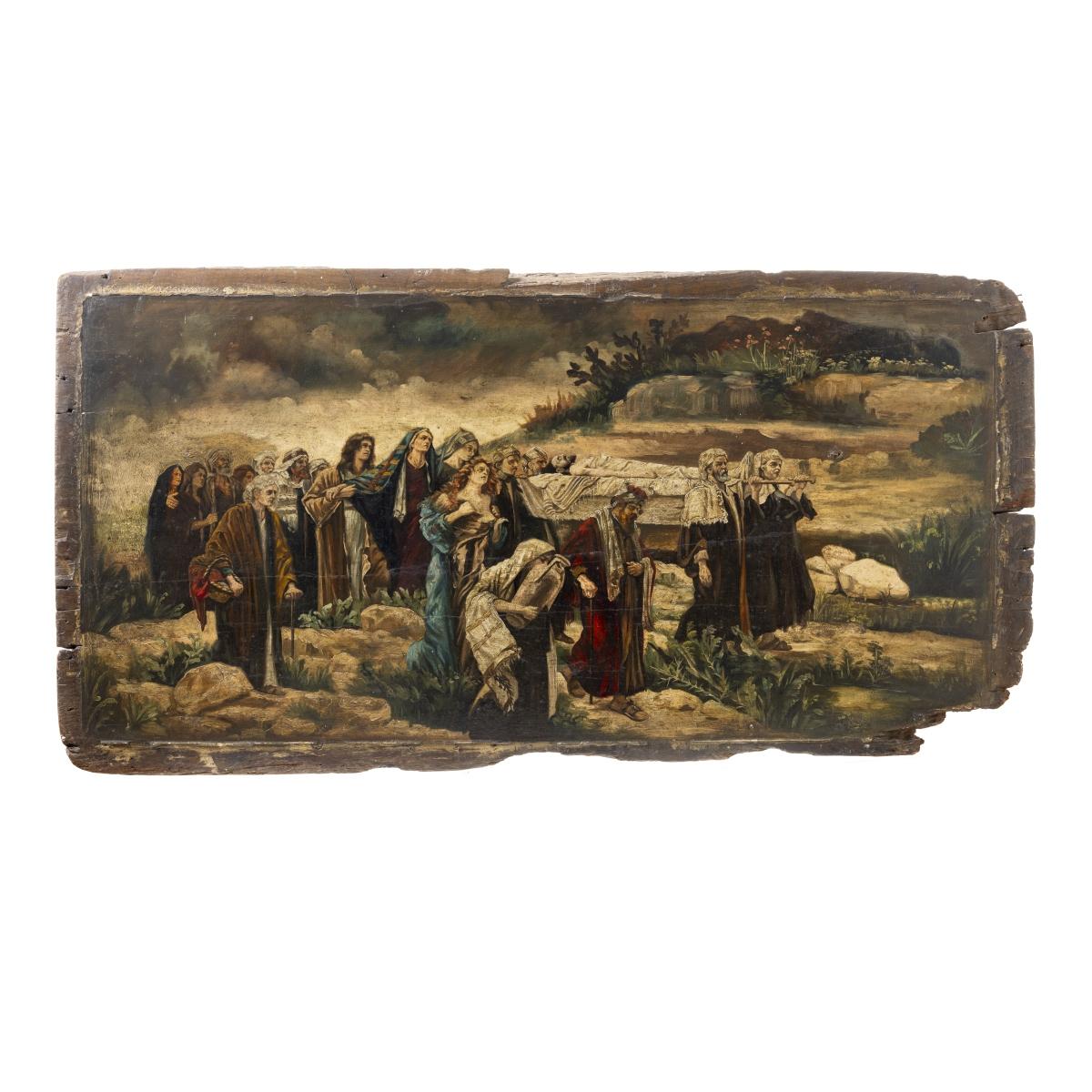 European School - Burial Of Lazarus In Good Condition For Sale In Porto, PT