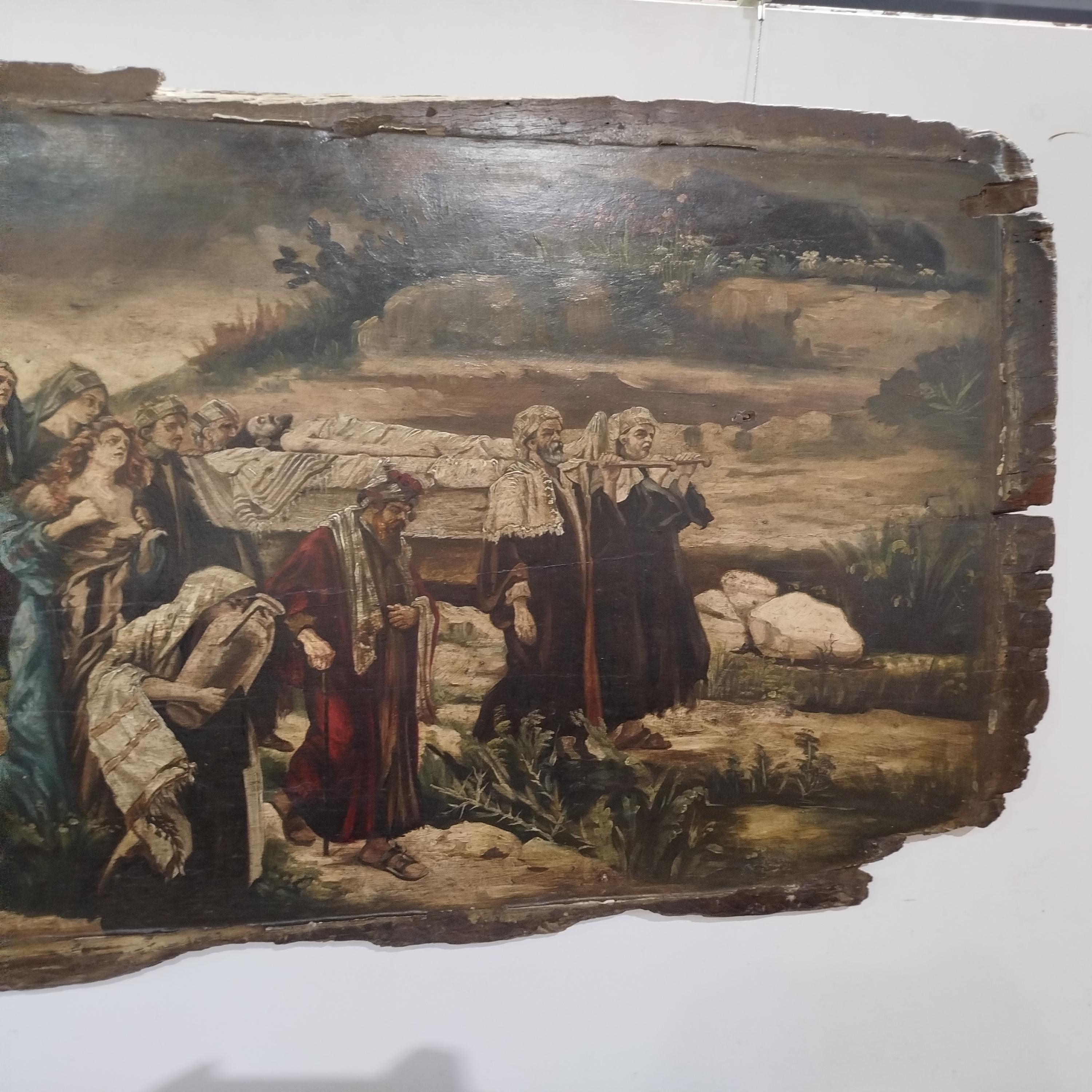 Papier European School - L'enterrement de Lazarus en vente