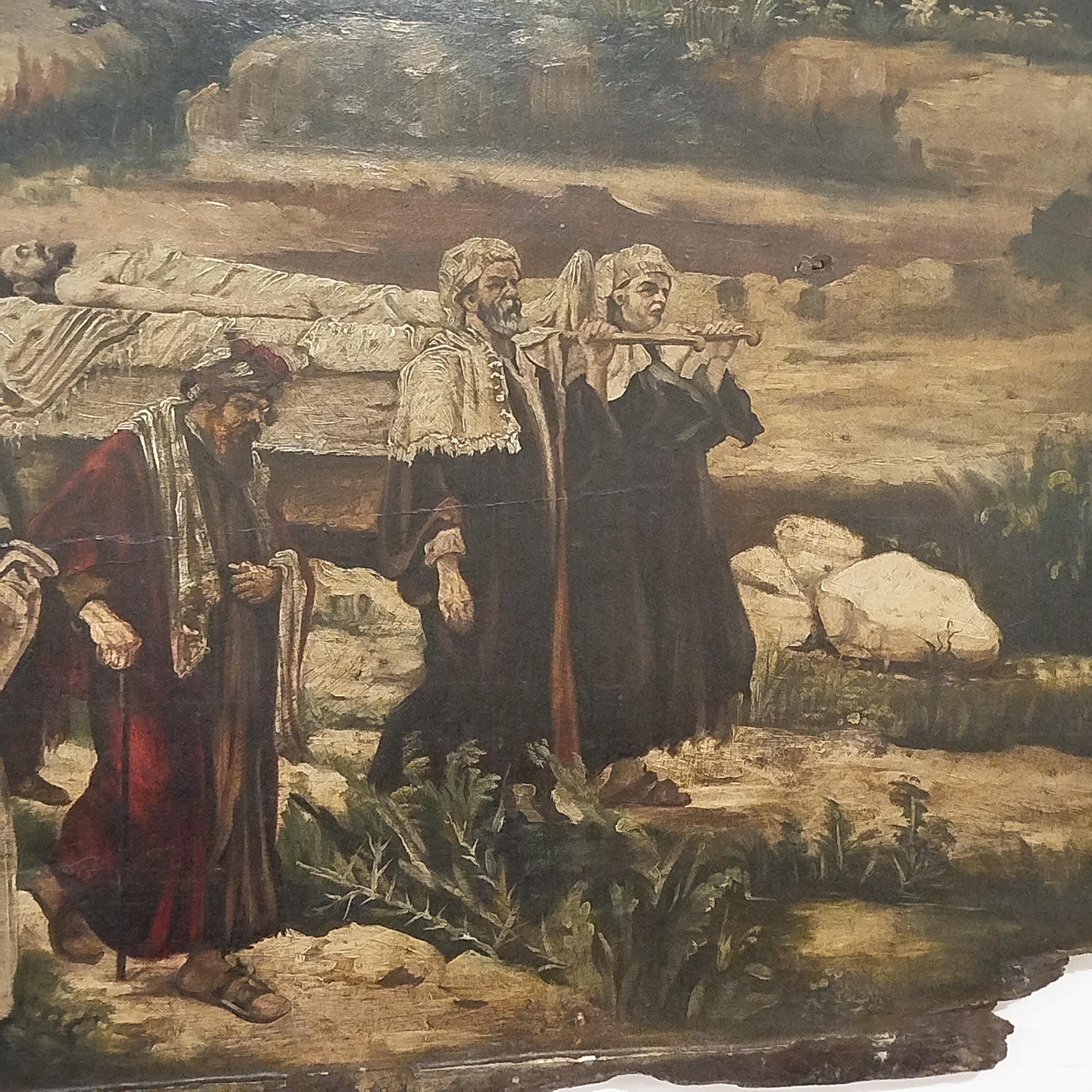 European School - L'enterrement de Lazarus en vente 3